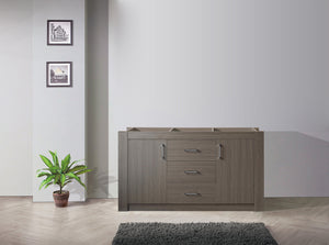 Virtu USA Tavian 60" Double Cabinet in Midnight Oak