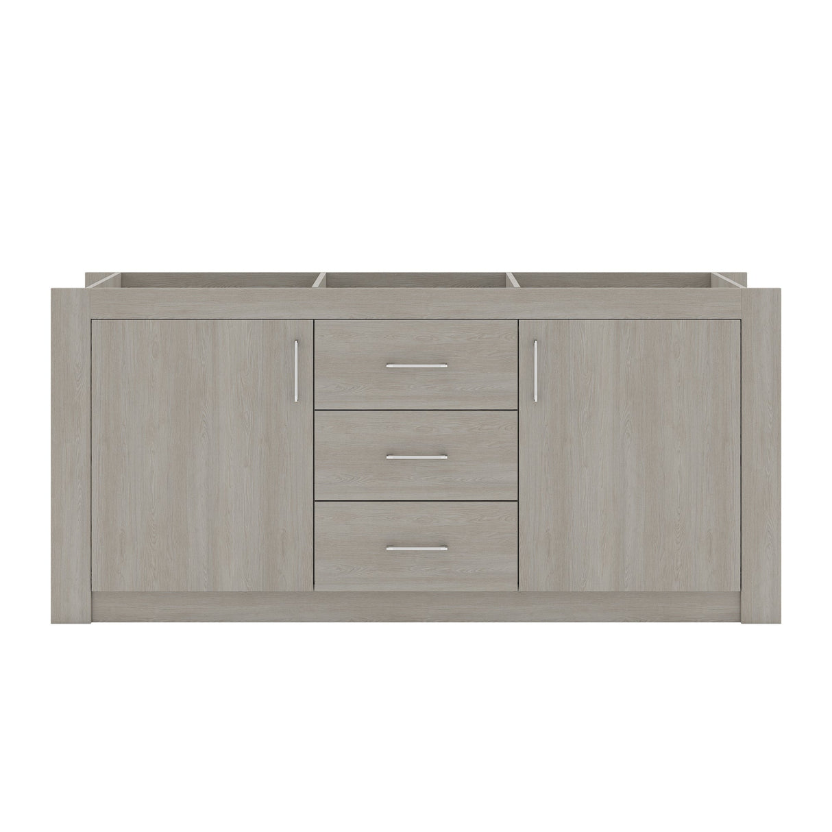 Virtu USA Tavian 60" Double Cabinet in Midnight Oak - Luxe Bathroom Vanities