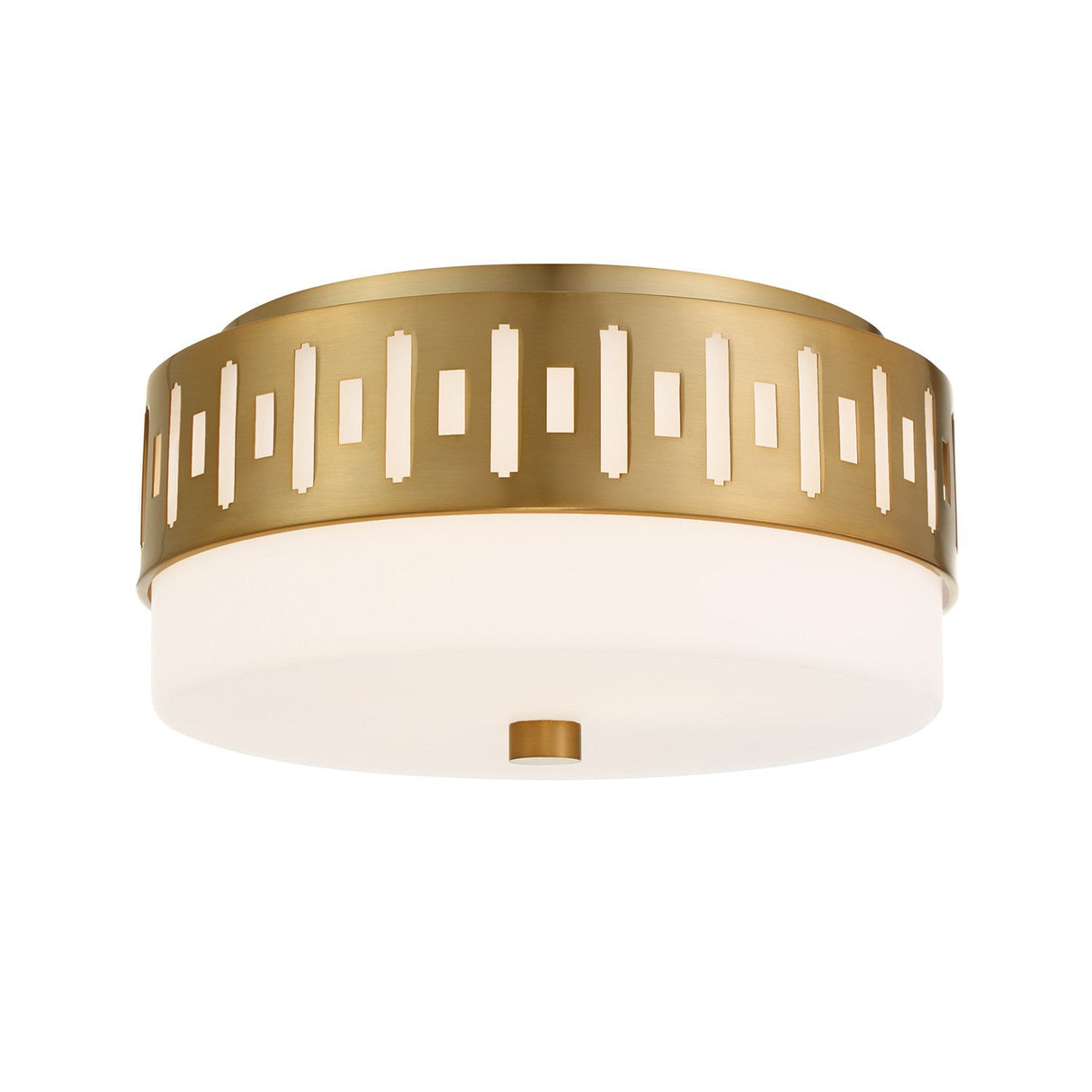 Keaton 2 Light Vibrant Gold Flush Mount KEA-B8200-VG