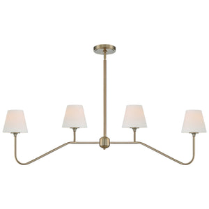 Keenan 4 Light Vibrant Gold Chandelier KEE-A3004-VG