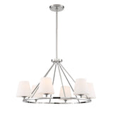 Keenan 6 Light Polished Nickel Chandelier KEE-A3006-PN