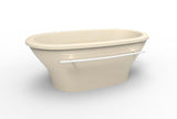 Hydro Systems KEL7040ATO-BIS KELLIE 7040 FREESTANDING  TUB ONLY - BISCUIT