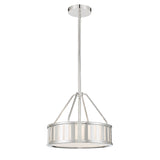 Kendal 3 Light Black Forged Mini Chandelier KEN-8303-BF