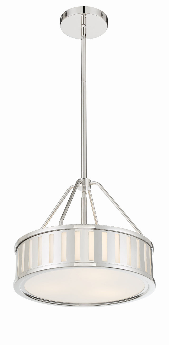 Kendal 3 Light Black Forged Mini Chandelier KEN-8303-BF