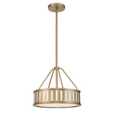 Kendal 3 Light Vibrant Gold Mini Chandelier KEN-8303-VG