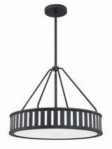 Kendal 4 Light Black Forged Chandelier KEN-8304-BF