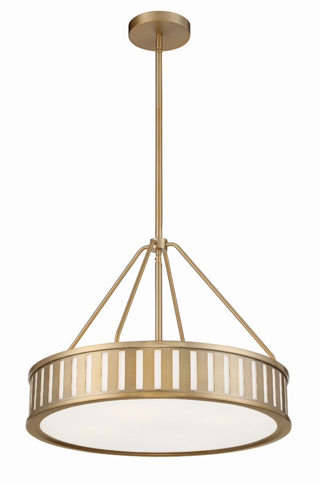 Kendal 4 Light Black Forged Chandelier KEN-8304-BF