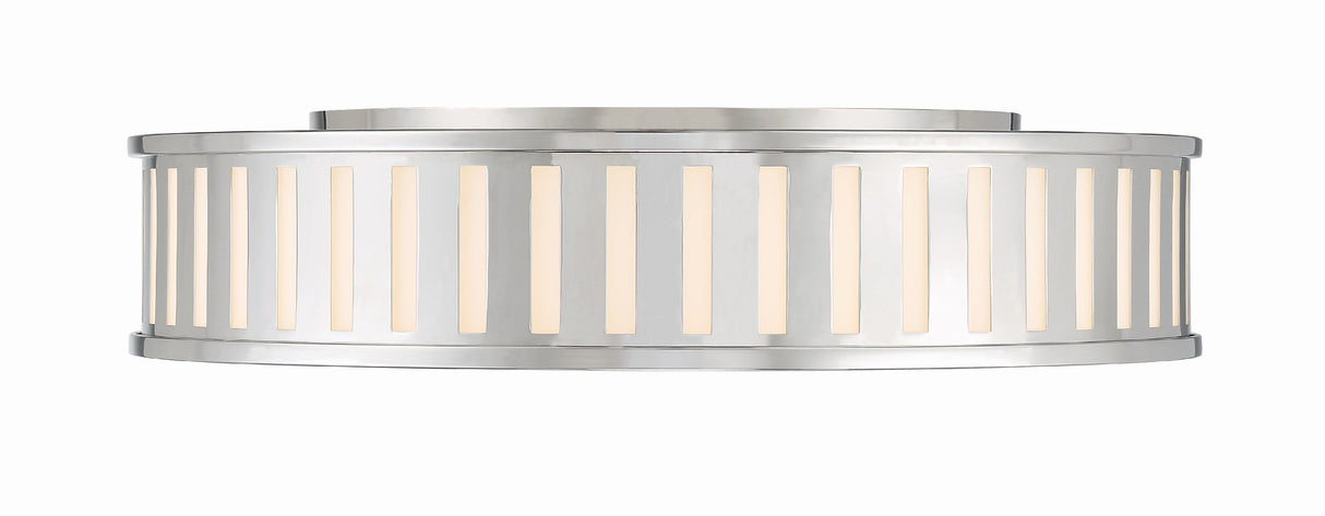 Kendal 4 Light Black Forged Flush Mount KEN-8305-BF