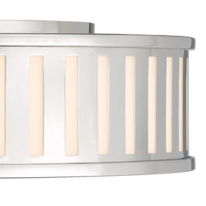 Kendal 4 Light Black Forged Flush Mount KEN-8305-BF
