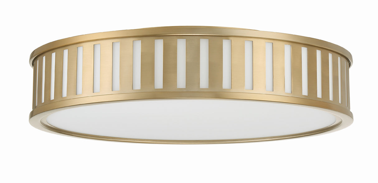Kendal 4 Light Black Forged Flush Mount KEN-8305-BF