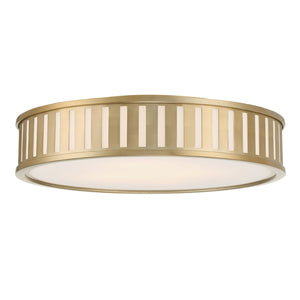 Kendal 4 Light Black Forged Flush Mount KEN-8305-BF