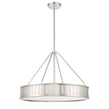 Kendal 6 Light Polished Nickel Chandelier KEN-8306-PN