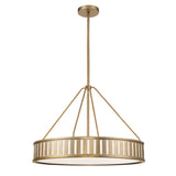 Kendal 6 Light Vibrant Gold Chandelier KEN-8306-VG