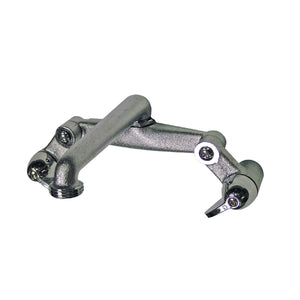 KF202 Two-Handle 2-Hole Wall Mount Laundry Faucet, Polished Chrome