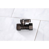 KF4515ORB 1/2-Inch FIP x 5/8-Inch OD Comp Quarter-Turn Straight Stop Valve, Oil Rubbed Bronze