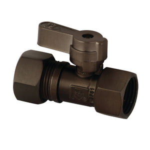 KF4515ORB 1/2-Inch FIP x 5/8-Inch OD Comp Quarter-Turn Straight Stop Valve, Oil Rubbed Bronze