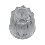KFHD110C Acrylic Knob Diverter Handle, Acrylic