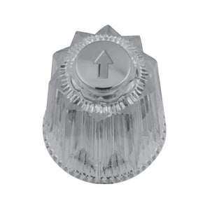KFHD110C Acrylic Knob Diverter Handle, Acrylic