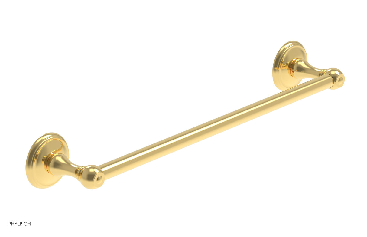 Phylrich KGB65-025 3RING 18" Towel Bar KGB65 - Polished Gold