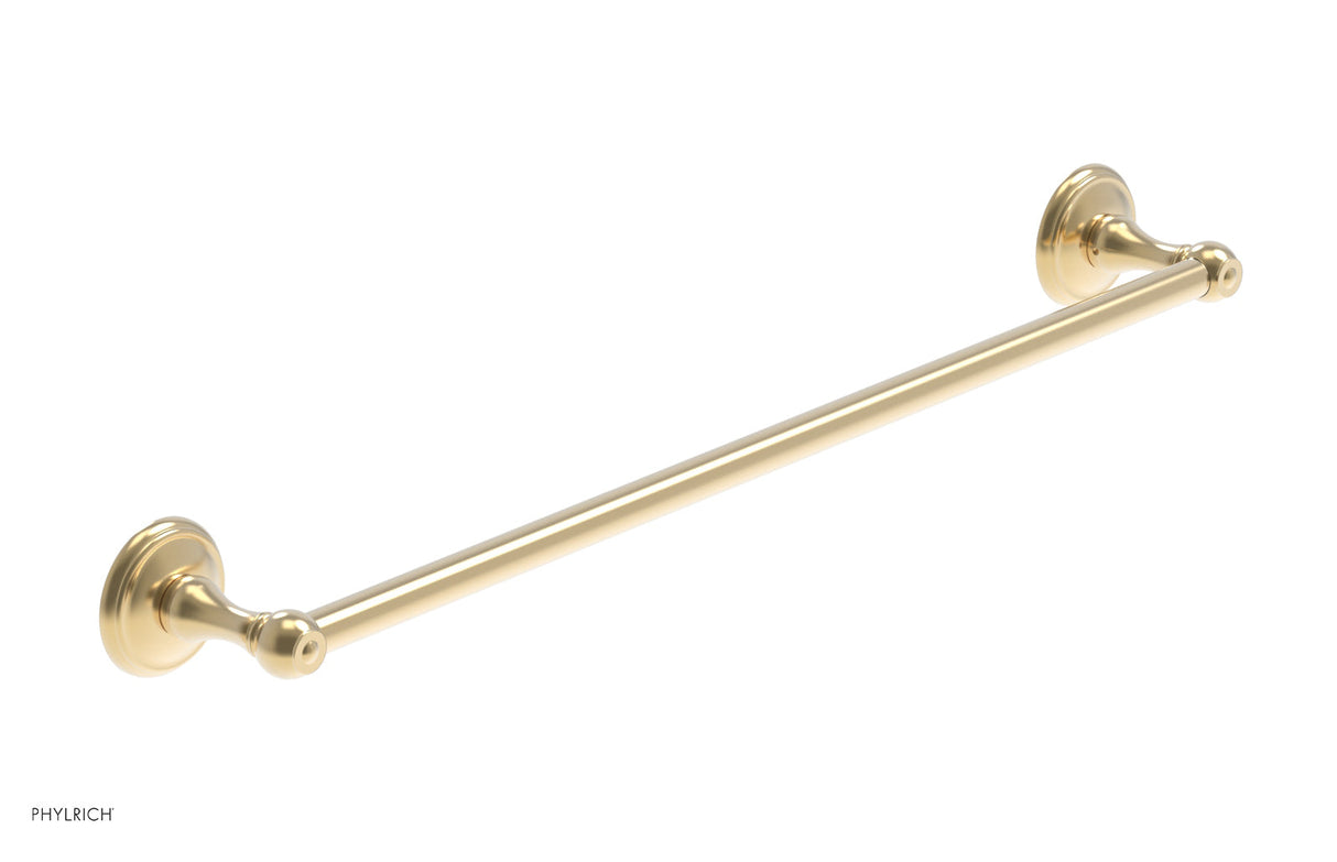 Phylrich KGB70-004 3RING 24" Towel Bar KGB70 - Satin Brass