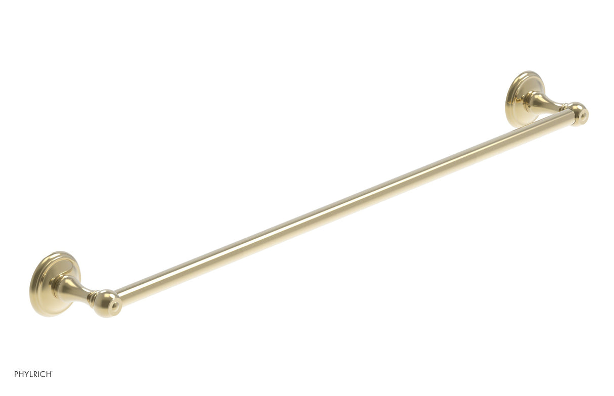 Phylrich KGB75-03U 3RING 30" Towel Bar KGB75 - Polished Brass Uncoated