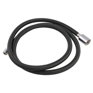 KH1470 59-Inch Braided Hose for Pull-Out Kitchen Faucet, Black/Polished Chrome
