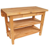 John Boos KIB01-AL Cucina Mensola Grande Galley Rail Wall Shelf (36 in. x 12 in.)