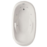 Hydro Systems KIM7240AWP-WHI KIMBERLY 7240 AC W/WHIRLPOOL SYSTEM-WHITE