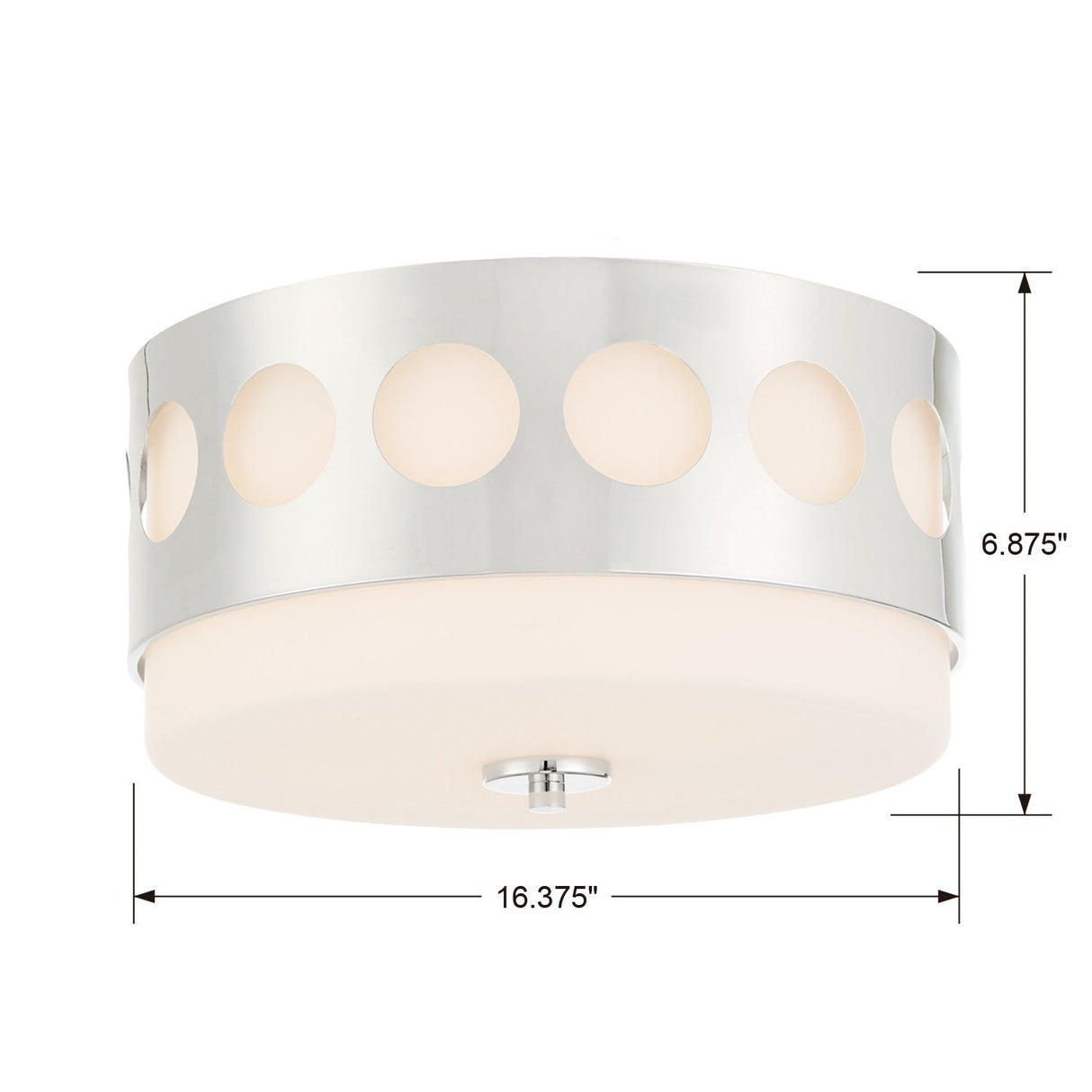 Kirby 2 Light Black Forged Flush Mount KIR-B8100-BF