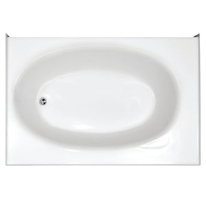 Hydro Systems KON6015GWP-WHI-LH KONA 6042X15 GC W/WHIRLPOOL SYSTEM-WHITE-LEFT HAND