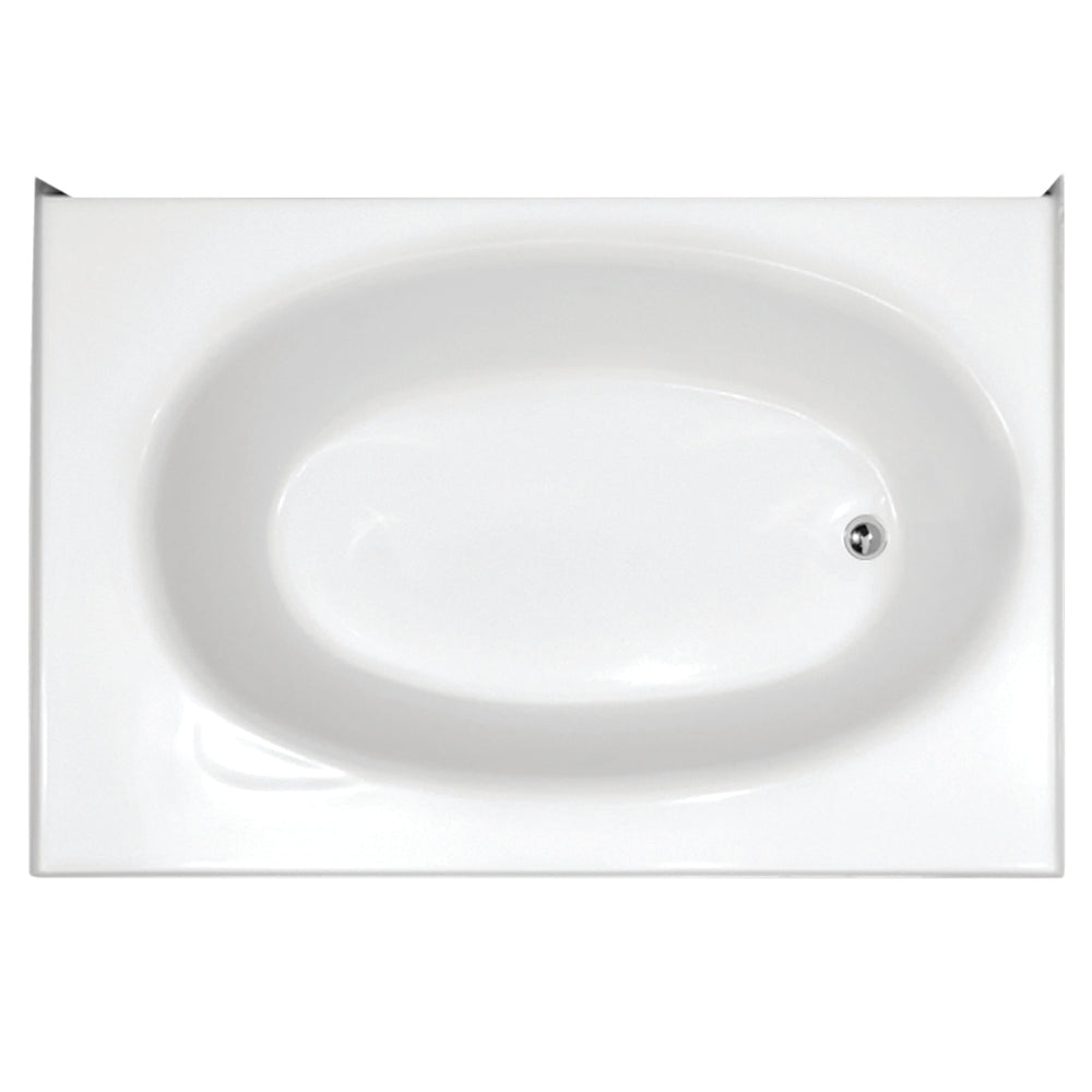 Hydro Systems KON6018GTO-BIS-RH KONA 6042X18 GC TUB ONLY-BISCUIT-RIGHT HAND
