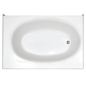 Hydro Systems KON6018GTO-BIS-RH KONA 6042X18 GC TUB ONLY-BISCUIT-RIGHT HAND