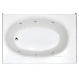 Hydro Systems KON6018GTO-WHI-LH KONA 6042X18 GC TUB ONLY-WHITE-LEFT HAND