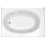 Hydro Systems KON6018GWP-BON-LH KONA 6042X18 GC W/WHIRLPOOL SYSTEM-BONE-LEFT HAND