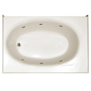 Hydro Systems KON6020GWP-ALM-LH KONA 6042X20 GC W/WHIRLPOOL SYSTEM-ALMOND-LEFT HAND