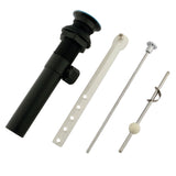 KP1000 Plastic Pop-Up Bathroom Sink Drain with Overflow, Polished Chrome