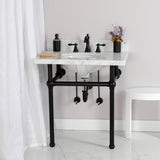Trimscape KPK100MBP Traditional Plumbing Supply Kit Combo with P-Trap, Matte Black