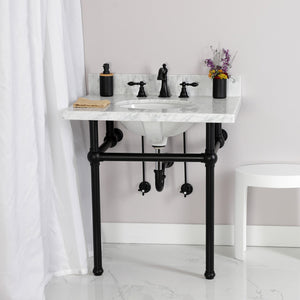 Trimscape KPK100MBP Traditional Plumbing Supply Kit Combo with P-Trap, Matte Black