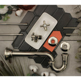 Trimscape KPK106P Traditional Plumbing Supply Kit Combo with P-Trap, Polished Nickel