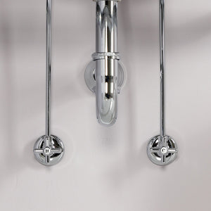 Gourmet Scape™ KPK201 Traditional Plumbing Supply Kit Combo with 1-1/2" P-Trap, Polished Chrome