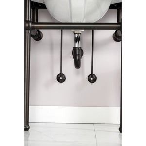 Gourmet Scape™ KPK205 Traditional Plumbing Supply Kit Combo with 1-1/2" P-Trap, Oil Rubbed Bronze