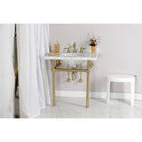 Gourmet Scape™ KPK207 Traditional Plumbing Supply Kit Combo with 1-1/2" P-Trap, Brushed Brass
