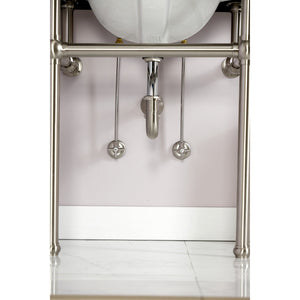 Gourmet Scape™ KPK208 Traditional Plumbing Supply Kit Combo with 1-1/2" P-Trap, Brushed Nickel