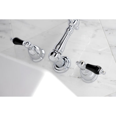 Duchess KS1021PKL Two-Handle 3-Hole Wall Mount Roman Tub Faucet, Polished Chrome