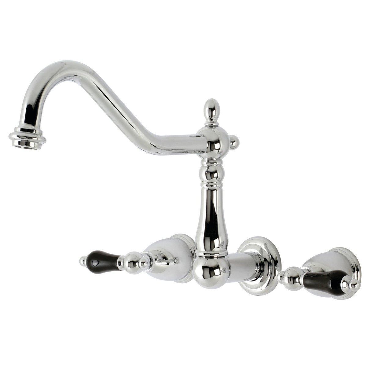 Duchess KS1021PKL Two-Handle 3-Hole Wall Mount Roman Tub Faucet, Polished Chrome