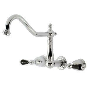Duchess KS1021PKL Two-Handle 3-Hole Wall Mount Roman Tub Faucet, Polished Chrome