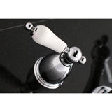 Heritage KS1021PL Two-Handle 3-Hole Wall Mount Roman Tub Faucet, Polished Chrome