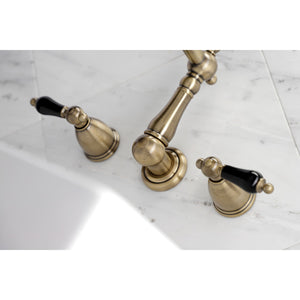 Duchess KS1023PKL Two-Handle 3-Hole Wall Mount Roman Tub Faucet, Antique Brass