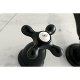 Heritage KS1025AX Two-Handle 3-Hole Wall Mount Roman Tub Faucet, Oil Rubbed Bronze