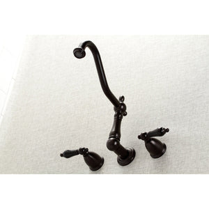 Duchess KS1025PKL Two-Handle 3-Hole Wall Mount Roman Tub Faucet, Oil Rubbed Bronze